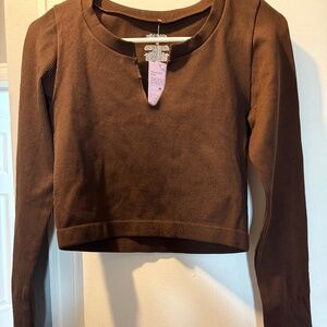 Long Sleeve Crop Top